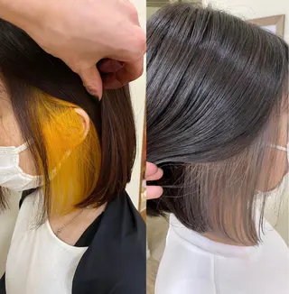 カラー SALOWIN栄 高須大貴のヘアスタイル