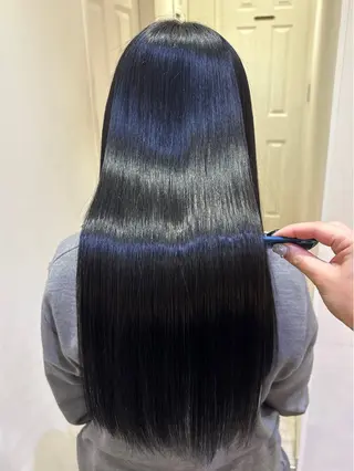 ロング カラー 💙mai🫧 縮毛矯正・ハイライトのヘアスタイル