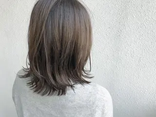 セミロング カラー 髪質改善/艶髪/ 木山ゆかりのヘアスタイル