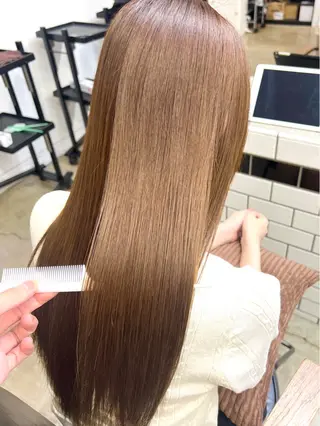 カラー 🤍垢抜け♡透明感 カラーmoeka🤍のヘアスタイル