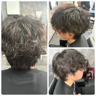 パーマ メンズ ヘアーメイクマロン ヘアーメイクマロンのヘアスタイル
