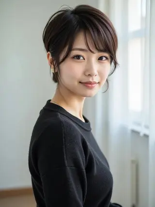 ショート 女髮所属・女髪 〜MEGAMI〜のヘアスタイル