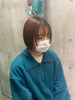 ショート カラー ハイトーン/メンズ/ ウルフ特化   小松のヘアスタイル