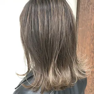 ミディアム カラー 艶髪育成サロン 京橋　shinのヘアスタイル