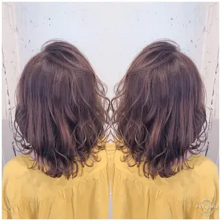 ミディアム 🌼おがわたくや🌼 髪質改善のヘアスタイル