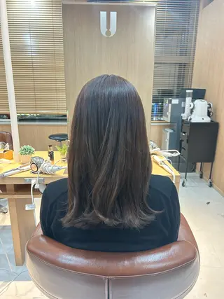 セミロング カラー 宮尾愛海 /溝の口駅 【似合わせパーマ】のヘアスタイル