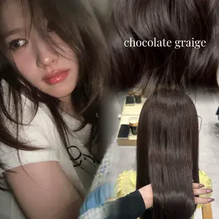 ロング カラー 透明感×韓国ヘア /Reiのヘアスタイル