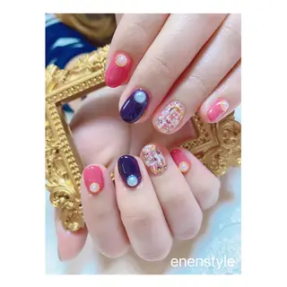 ショート ネイル 👑enen style👑のネイルデザイン