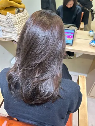 ロング カラー 久木原 ゆりのヘアスタイル