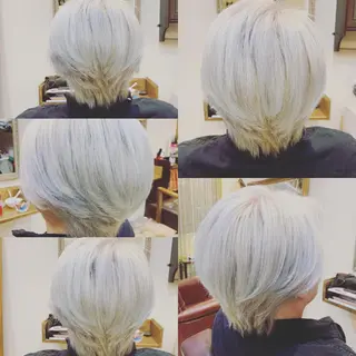 ショート カラー パーマ メンズ 佐藤 俊夫のヘアスタイル