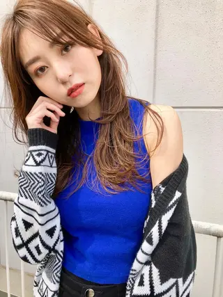 ロング カラー 似合わせレイヤー 🇰🇷荒木洋文のヘアスタイル