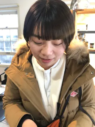 ショート NOUN所属・eri kinjoのヘアスタイル