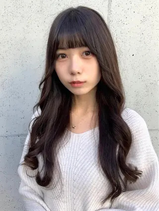 ロング カラー ✨️美髪矯正×似合わ せ艶カラー✨藤田透のヘアスタイル