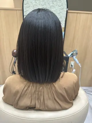 ミディアム 大滝 理子のヘアスタイル
