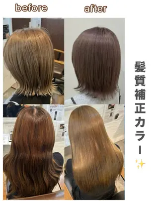 カラー 中島 花彩のヘアスタイル