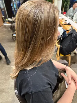 ロング カラー レイヤー/ナチュラル 💐nao.のヘアスタイル