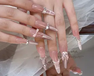 ネイル By moonネイル 🌷ワンホン/韓国風のネイルデザイン