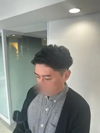 ショート メンズ メンズカット/シャド ウパーマ/URYUのヘアスタイル