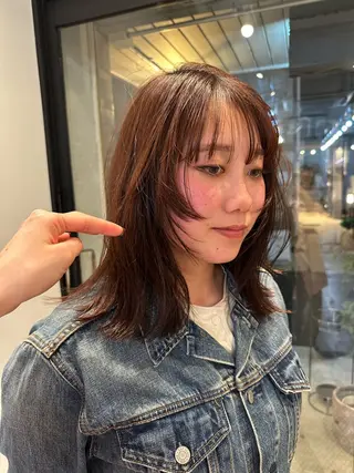 ミディアム honoka ikegamiのヘアスタイル