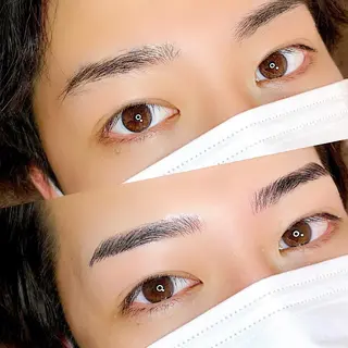 メンズ アイブロウ Blanc School Hのマツエク・マツパデザイン