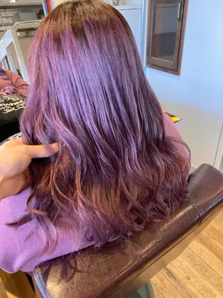 ロング タカツド ユウキのヘアスタイル