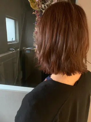 ミディアム カラー hair &make EPICRUMIのヘアスタイル
