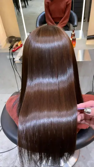 セミロング 🌹圧倒的な縮毛矯正 🌹篠崎祥吾のヘアスタイル