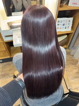 セミロング カラー afloatkobe所属・美髪/髪質改善 川口凌弥のヘアスタイル