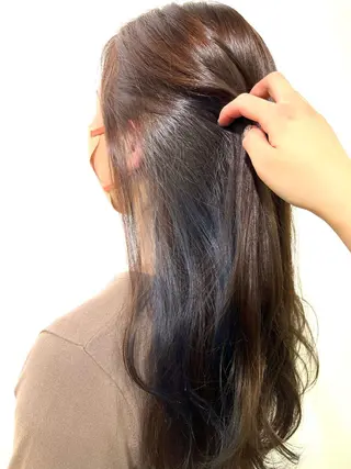 ロング カラー i sのヘアスタイル