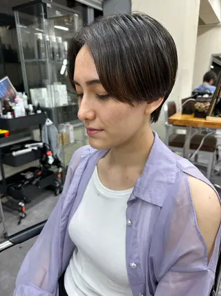 ショート メンズパーマ メンズ特化ryoのヘアスタイル