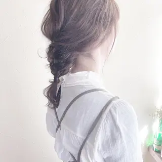 ロング カラー ヘアアレンジ ant’ten 宮川 俊裕のヘアスタイル