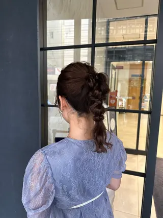 ヘアアレンジ 透明感カラー/京橋/ reikoのヘアスタイル