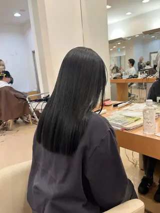 セミロング カラー LUNA🌙韓国ヘア 🌙レイヤーカットのヘアスタイル