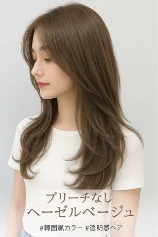 ロング 木下 旬起のヘアスタイル