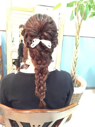 ショート ミディアム セミロング ロング カラー パーマ ヘアアレンジ 早朝✨ヘアセット 着付け/清水玲歌のヘアスタイル