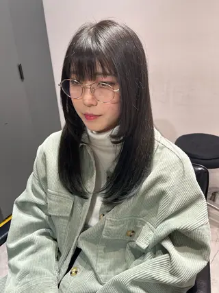 ロング ブリーチ/縮毛矯正 ❤️‍🔥シンノスケのヘアスタイル