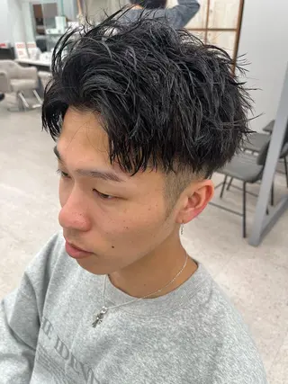 パーマ メンズ 🍐シャドウパーマ メンズ特化/守岡🍐のヘアスタイル