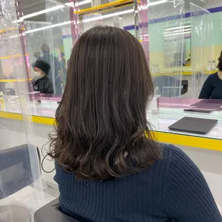 セミロング カラー ヘアアレンジ mai🍑暖色カラー /レイヤー💖のヘアスタイル