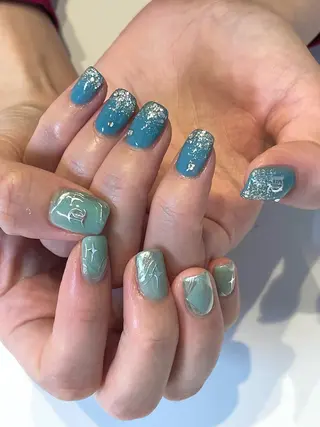 ネイル 大阪府吹田市ネイルサロンYet所属・ネイルサロン Yetのネイルデザイン