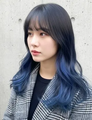 セミロング カラー 町田美容師 mei 🍒 ✨のヘアスタイル