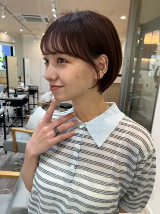 ショート 羽田 ひろむのヘアスタイル