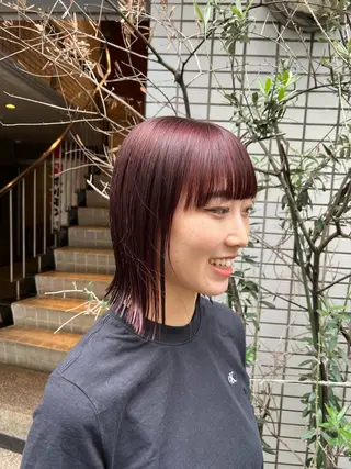 ミディアム カラー 🌷川崎/ボブ/ アレンジ/コトネ🌷のヘアスタイル