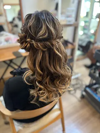 ヘアアレンジ 早朝✨ヘアセット 着付け/清水玲歌のヘアスタイル