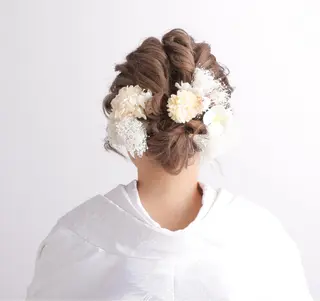 セミロング ヘアセットサロン lightupのヘアスタイル