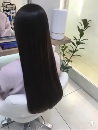 ロング パーマ 縮毛矯正/髪質改善/ 艶髪ササキナツミのヘアスタイル