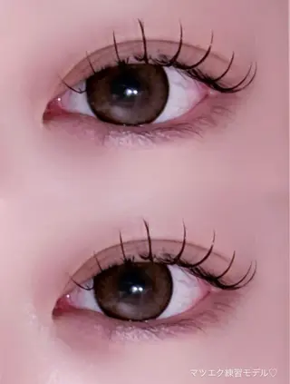 マツエク・マツパ N eyelash hanaのマツエク・マツパデザイン