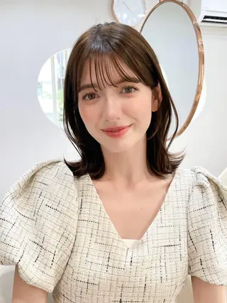 ミディアム 🍑韓国girly Saaya🍑🪄のヘアスタイル