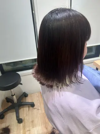 ミディアム ブリーチなしカラー/ パーマ/おとは🦖♡のヘアスタイル