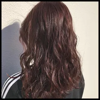 セミロング カラー 似合わせ/ブリーチ カラー.岡田友仁のヘアスタイル