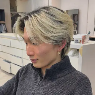 ショート メンズ men's/perm colorDaijuのヘアスタイル